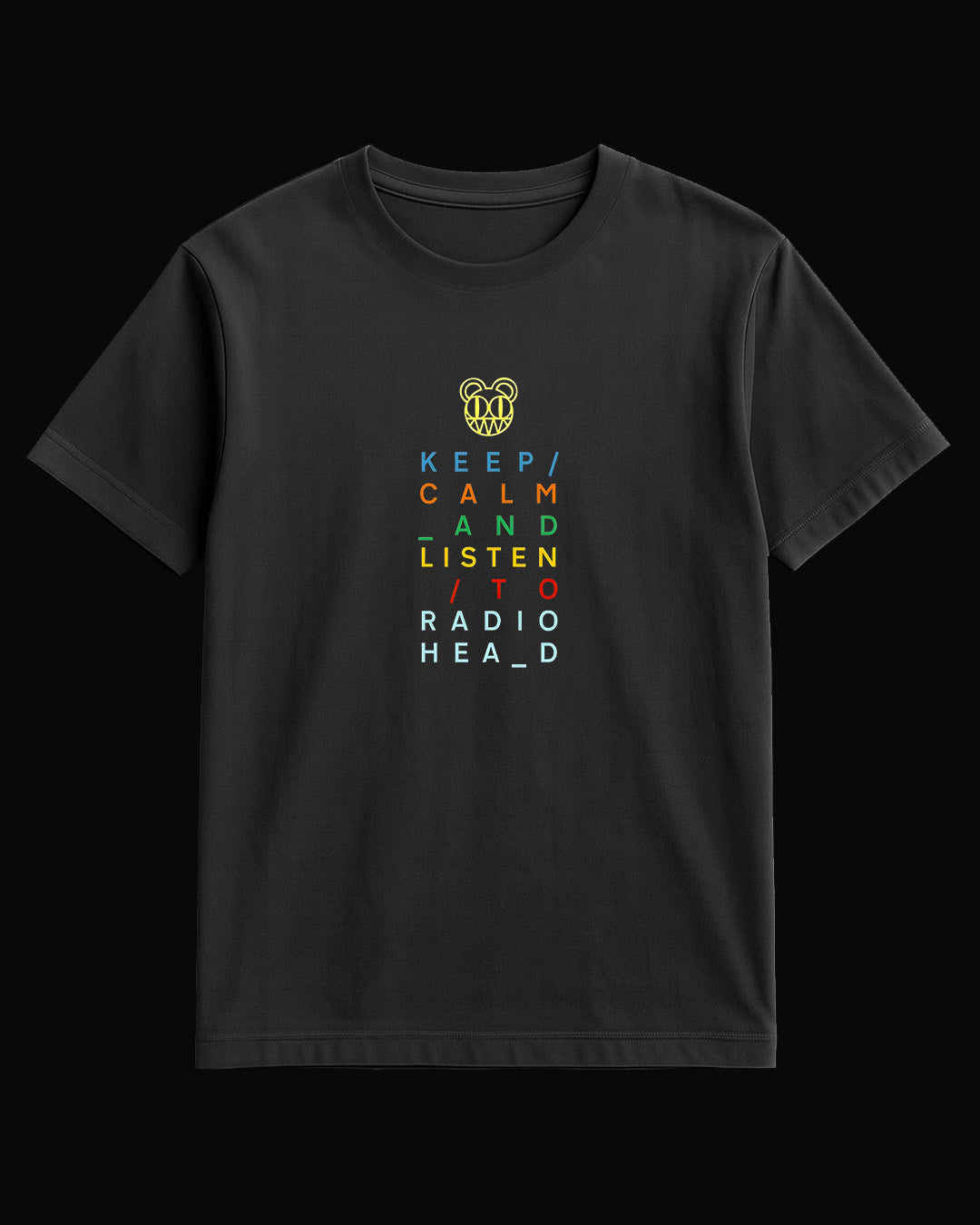 Radiohead Keep Calm Siyah Tişört