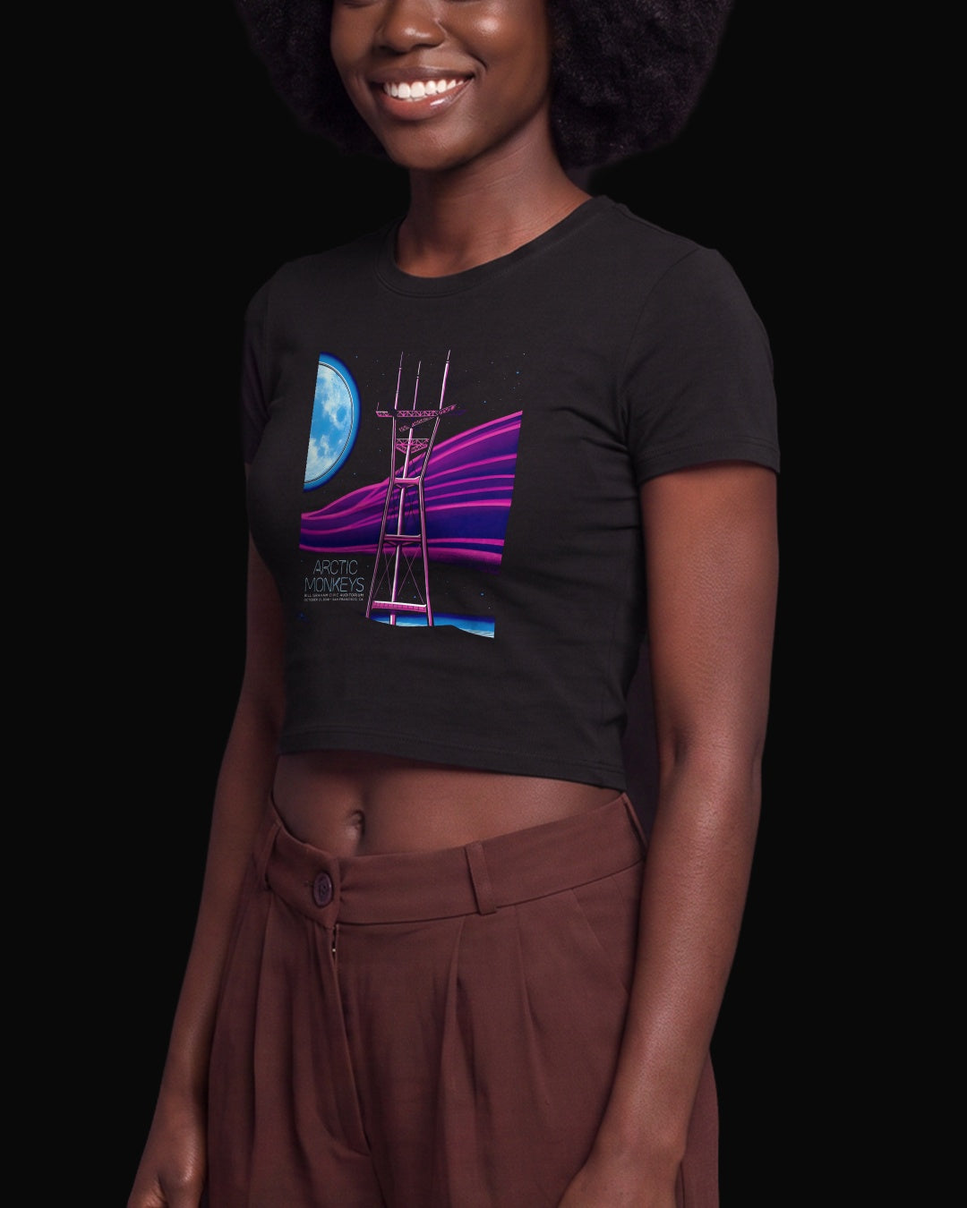 Arctic Monkeys Electric Satellite Siyah Baby Tee Tişört