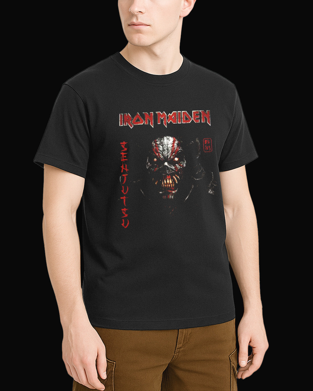 Iron Maiden Senjutsu Siyah Tişört V2
