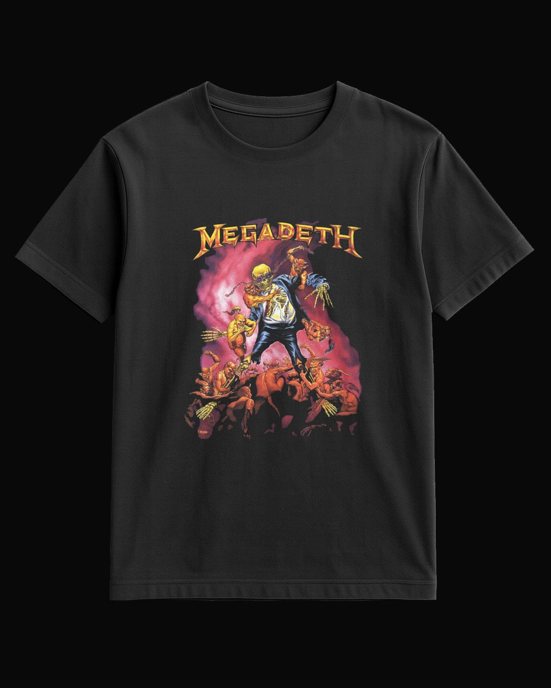 Megadeth Little Demons Siyah Tişört