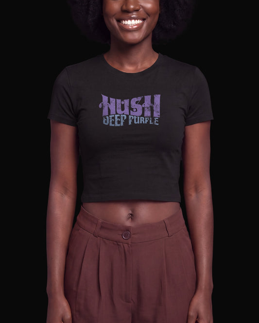 Deep Purple HUSH Siyah Baby Tee Tişört