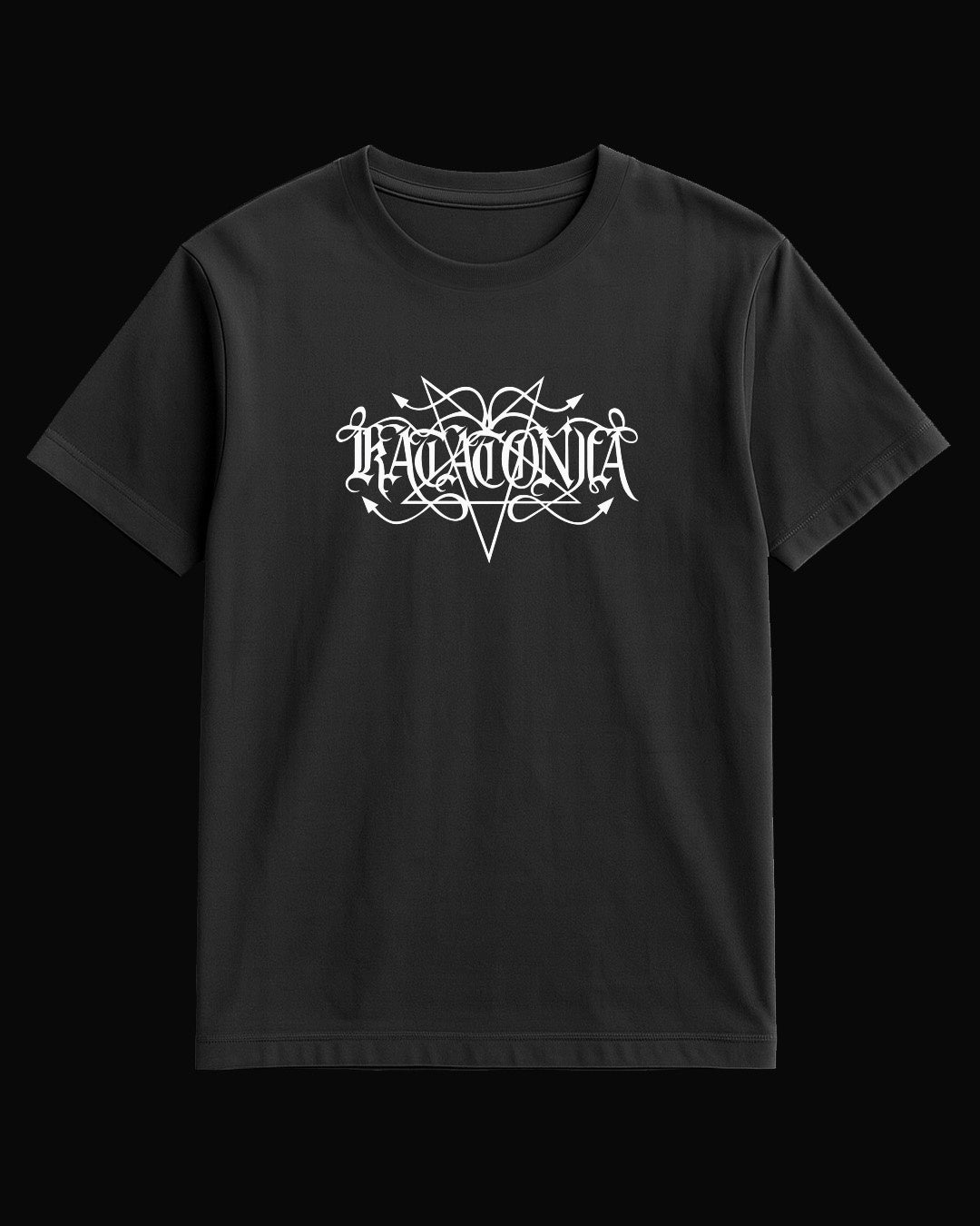 Katatonia Grup Logo Siyah Tişört V2