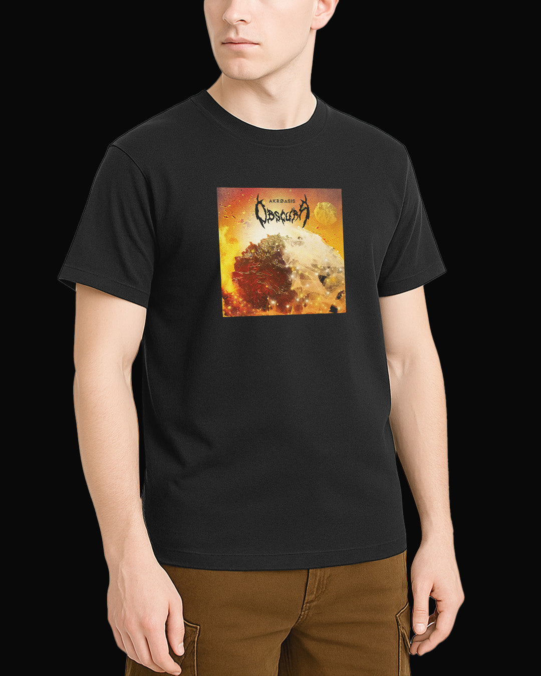 Obscura Akroasis Siyah Tişört