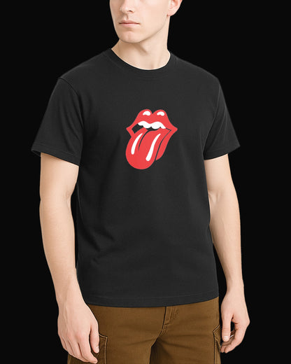 The Rolling Stones The Tongue Siyah Tişört V2
