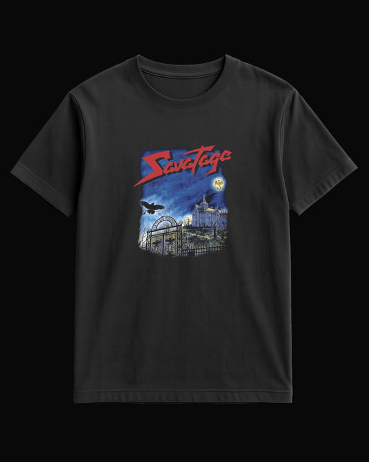Savatage Poets and Madmen Siyah Tişört