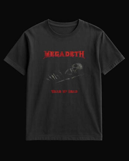 Megadeth Wake Up Dead Siyah Tişört