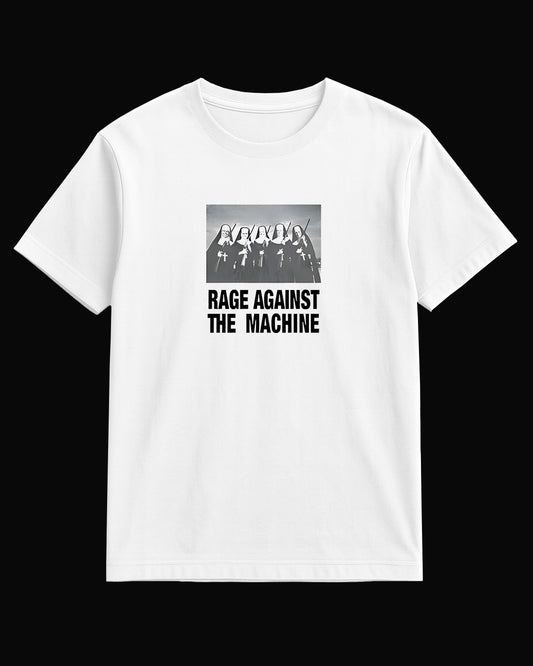 Rage Againts The Machine Nun Beyaz Tişört