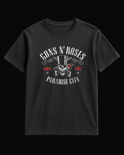 Guns N' Roses Paradise City Siyah Tişört V2