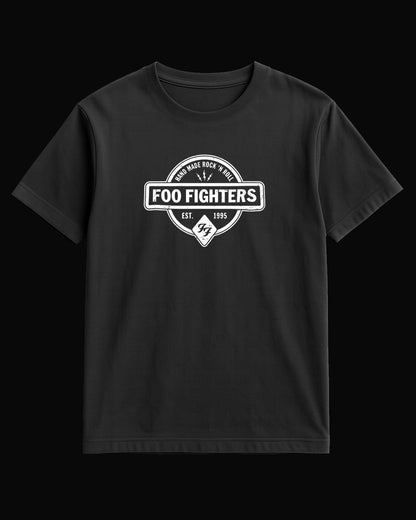 Foo Fighters Hand Made Rock'n Roll Siyah Tişört