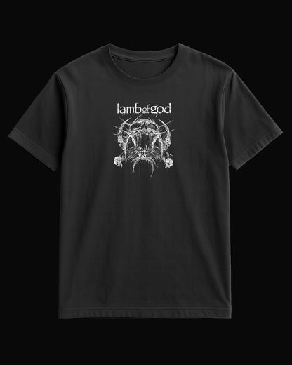 Lamb Of God Skull Siyah Tişört