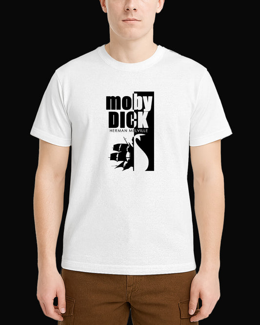 Moby Moby Dick Beyaz Tişört