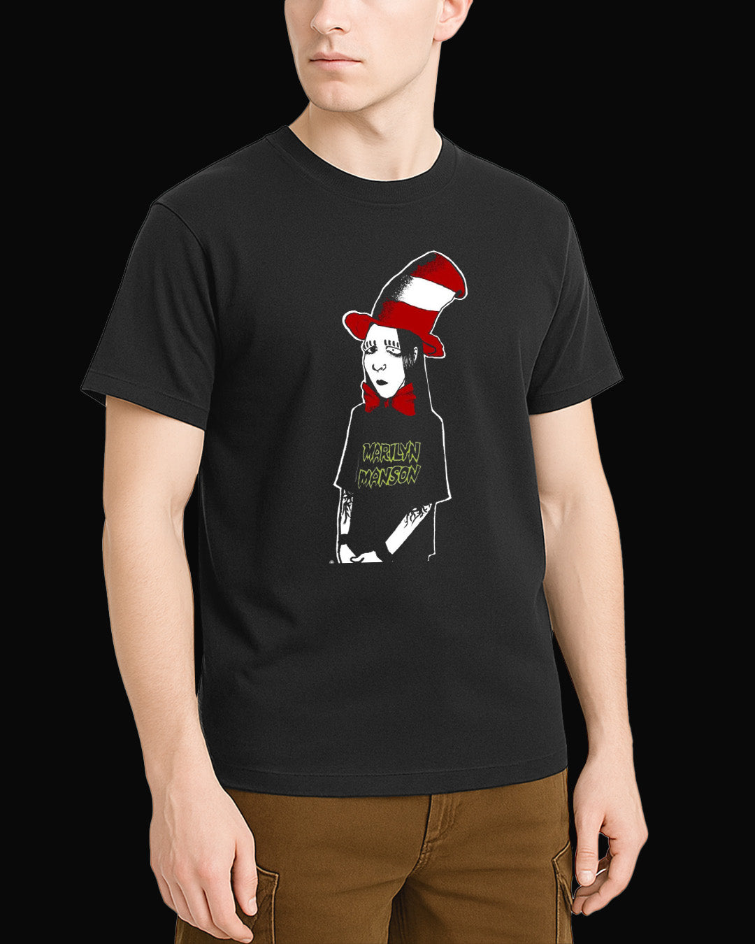 Marilyn Manson The Spooky Kid Siyah Tişört