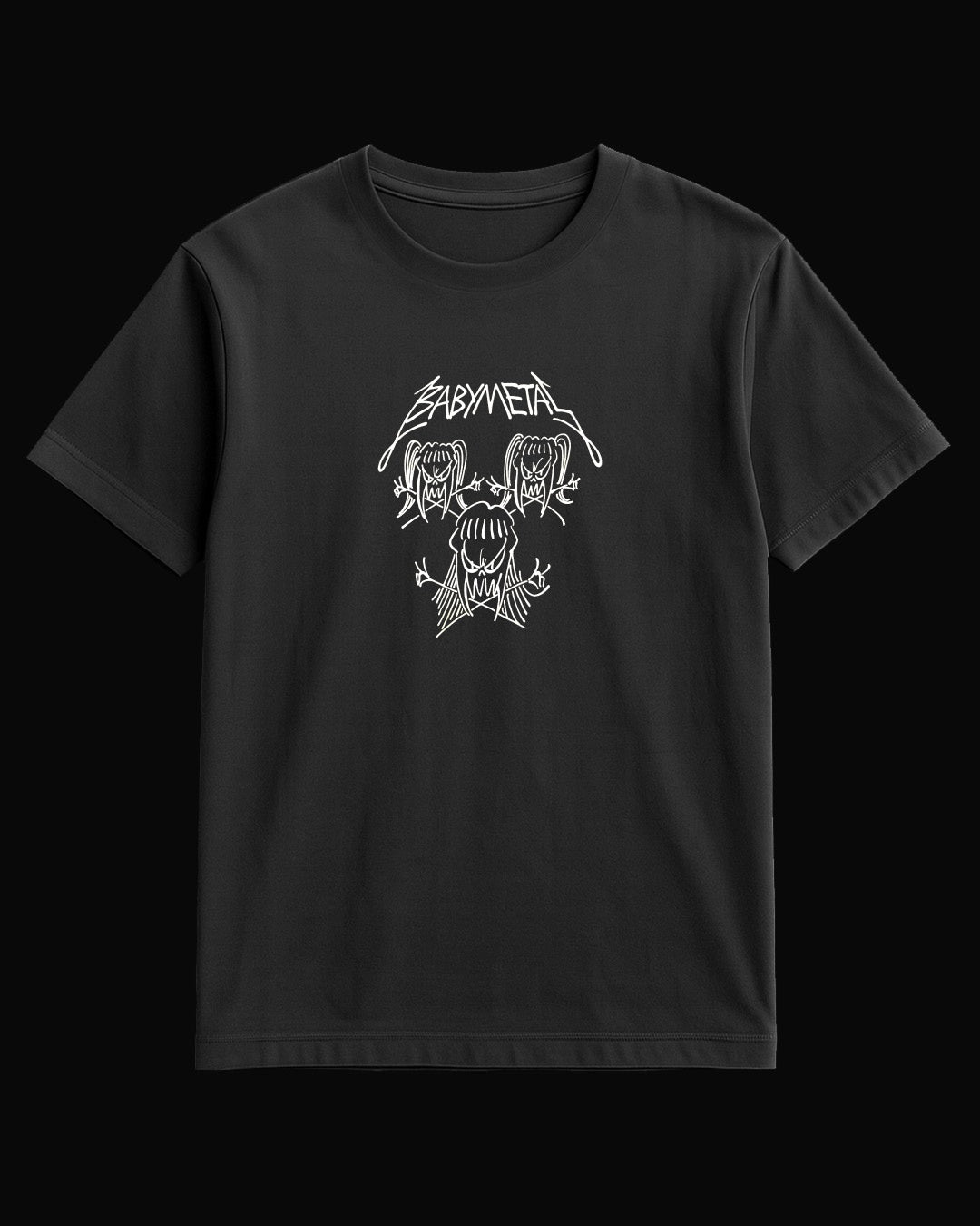 Babymetal 3 AMIGAS Siyah Tişört