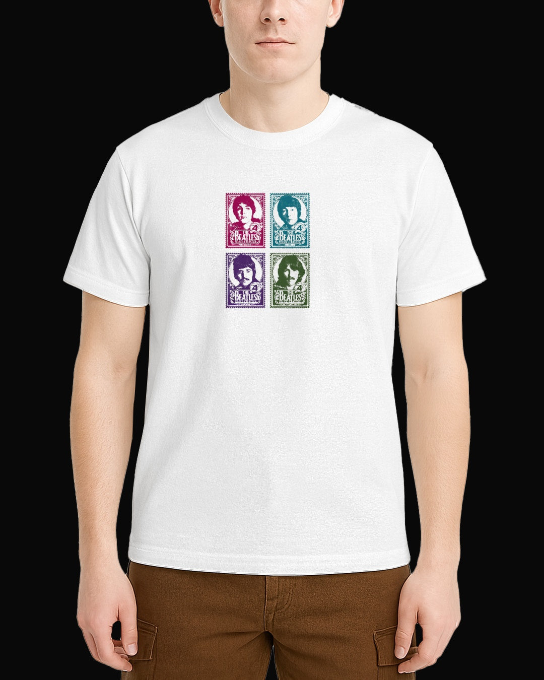 The Beatles Tarot Cards Beyaz Tişört