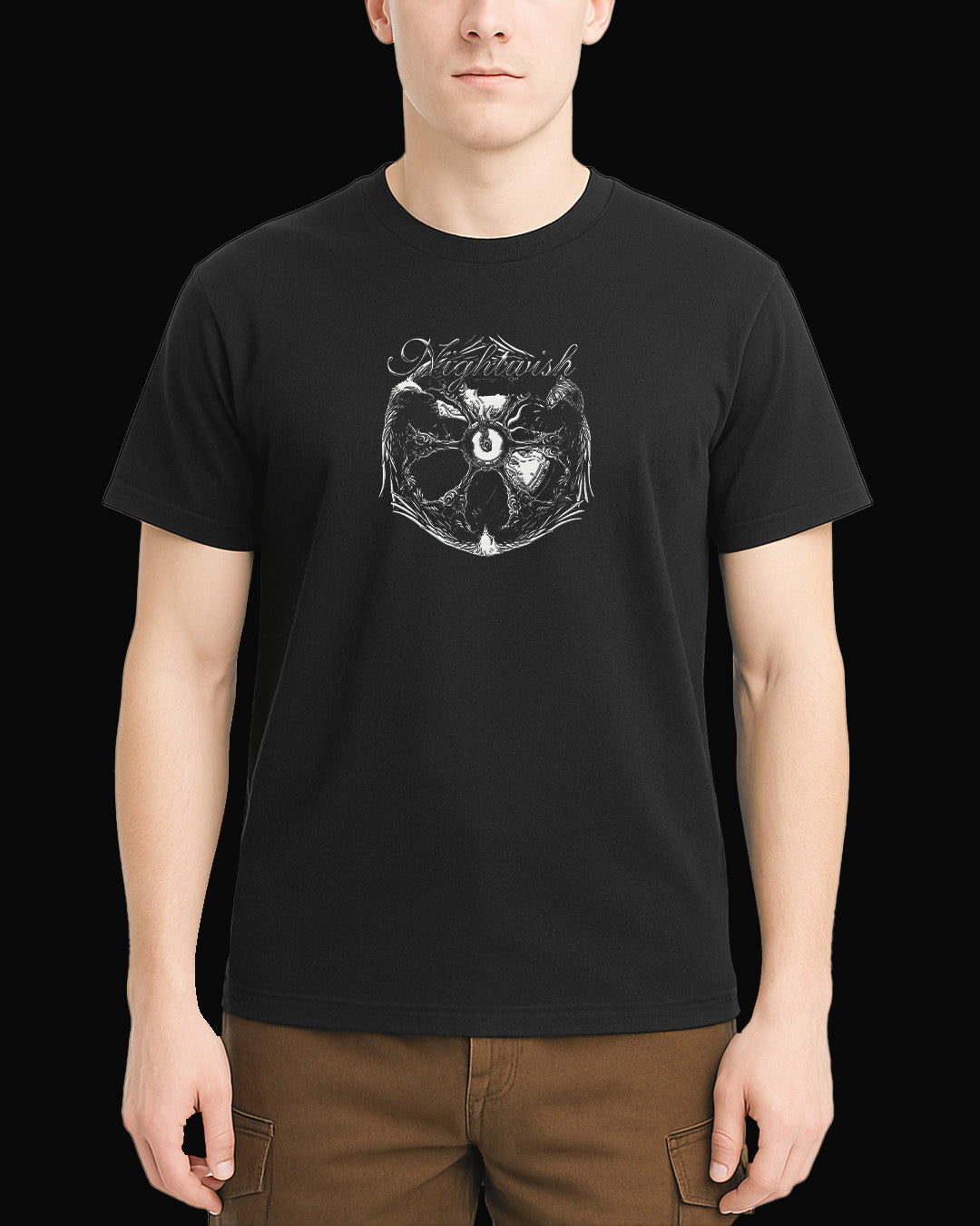 Nightwish The Crow, The Owl and The Dove Siyah Tişört