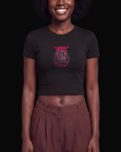Babymetal Fox God Siyah Baby Tee Tişört