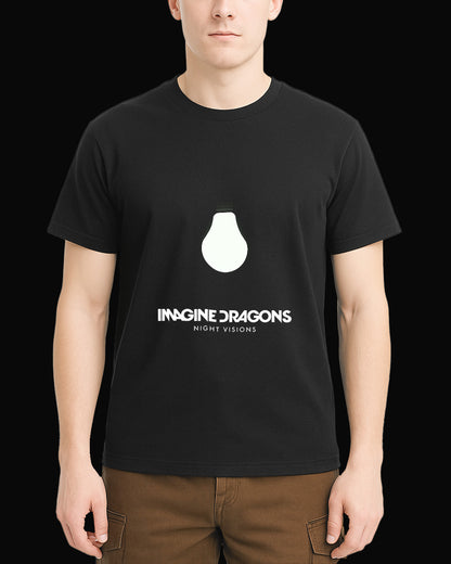 Imagine Dragons Night Visions Siyah Tişört V3