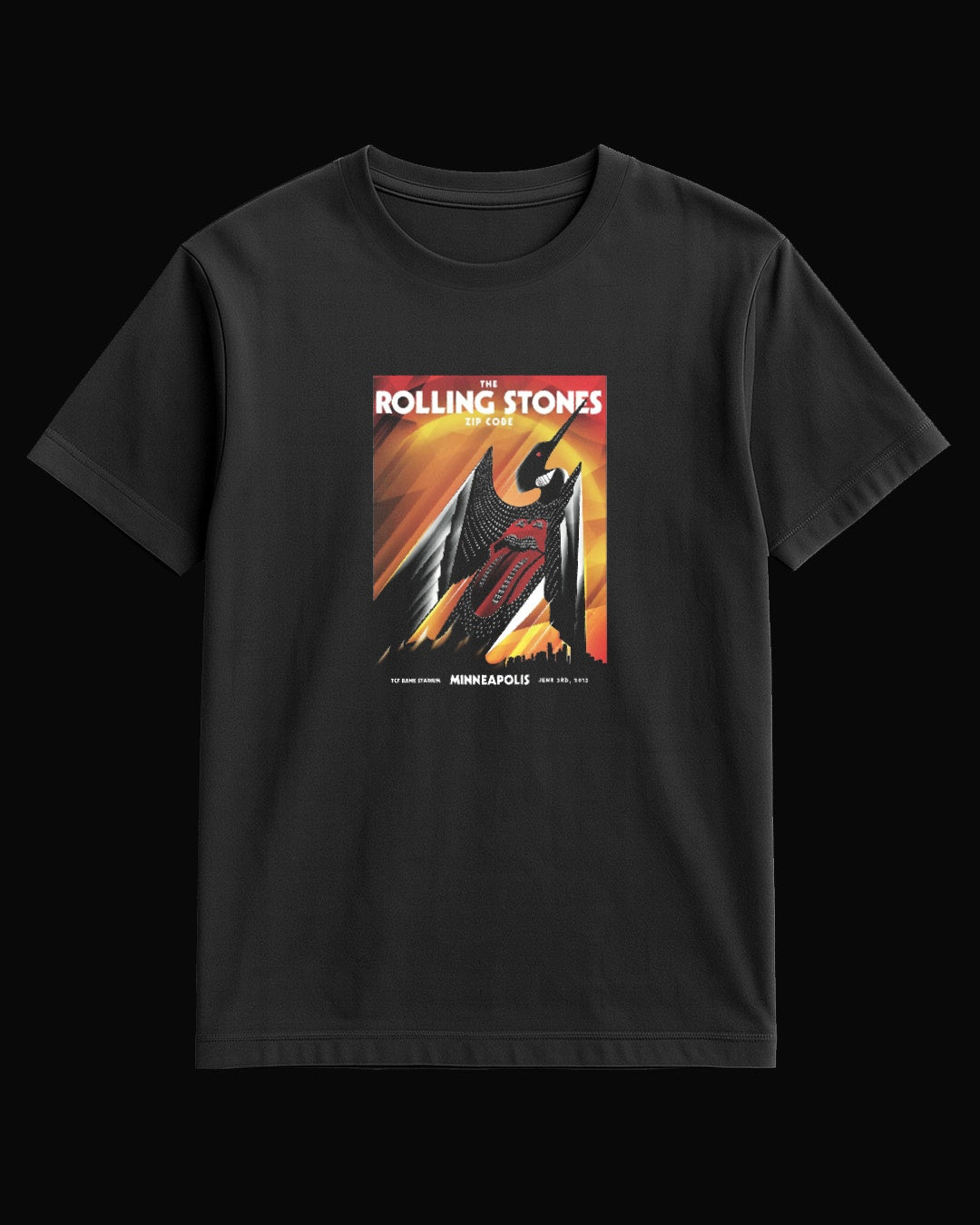 The Rolling Stones ZIP CODE Siyah Tişört