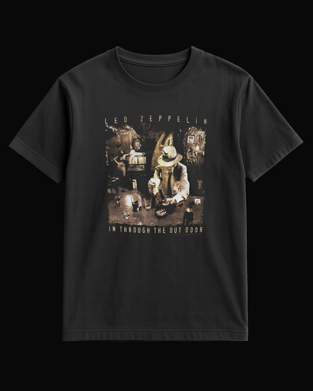 Led Zeppelin IN THROUGH THE OUTDOOR Siyah Tişört