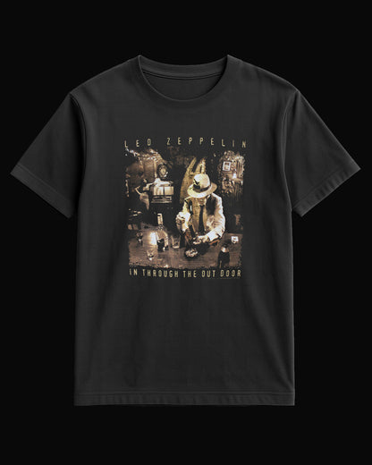Led Zeppelin IN THROUGH THE OUTDOOR Siyah Tişört