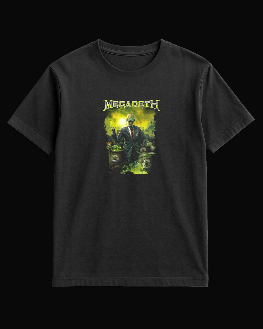 Megadeth Waste Profit Siyah Tişört