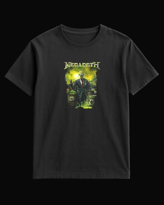 Megadeth Waste Profit Siyah Tişört