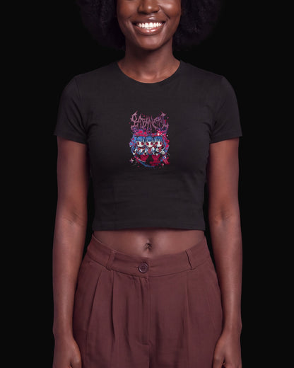 Babymetal The Girls Siyah Baby Tee Tişört