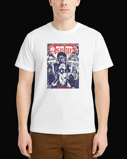Asphyx Last One On Earth (Reissue) White T-Shirt