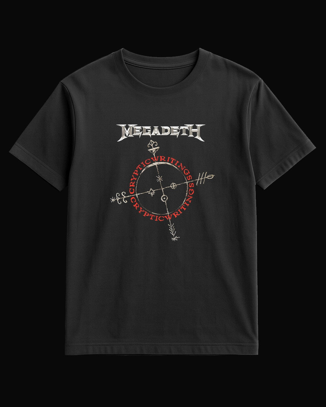 Megadeth Cryptic Writings Siyah Tişört
