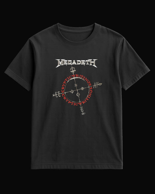 Megadeth Cryptic Writings Siyah Tişört