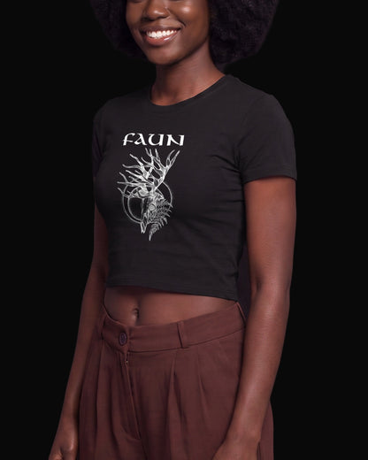 Faun ELK Siyah Baby Tee Tişört