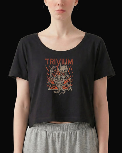 Trivium In The Court Of The Dragon Kadın Siyah Tişört