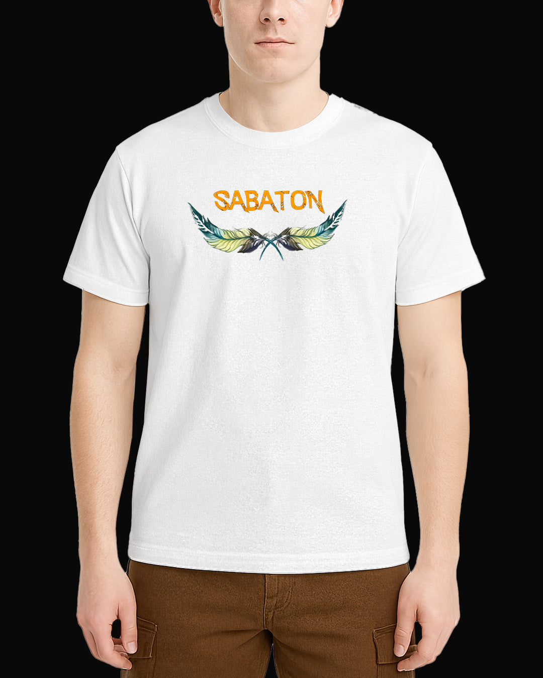 Sabaton Feather Beyaz Tişört