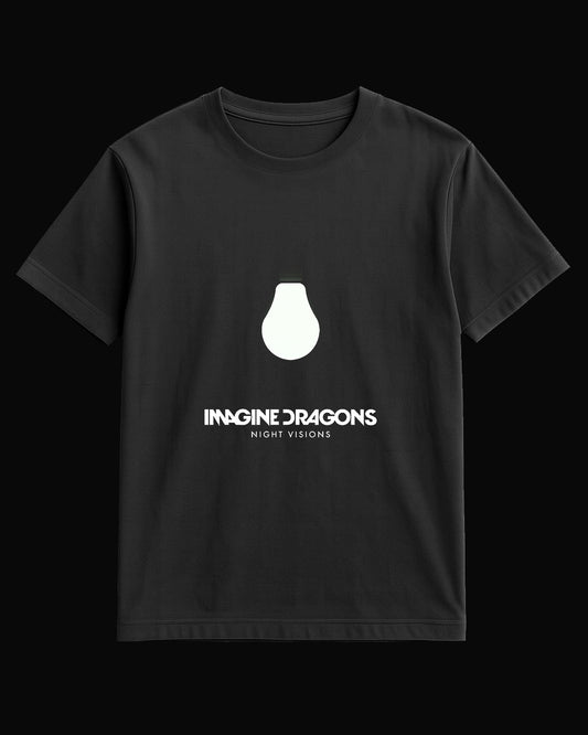 Imagine Dragons Night Visions Siyah Tişört
