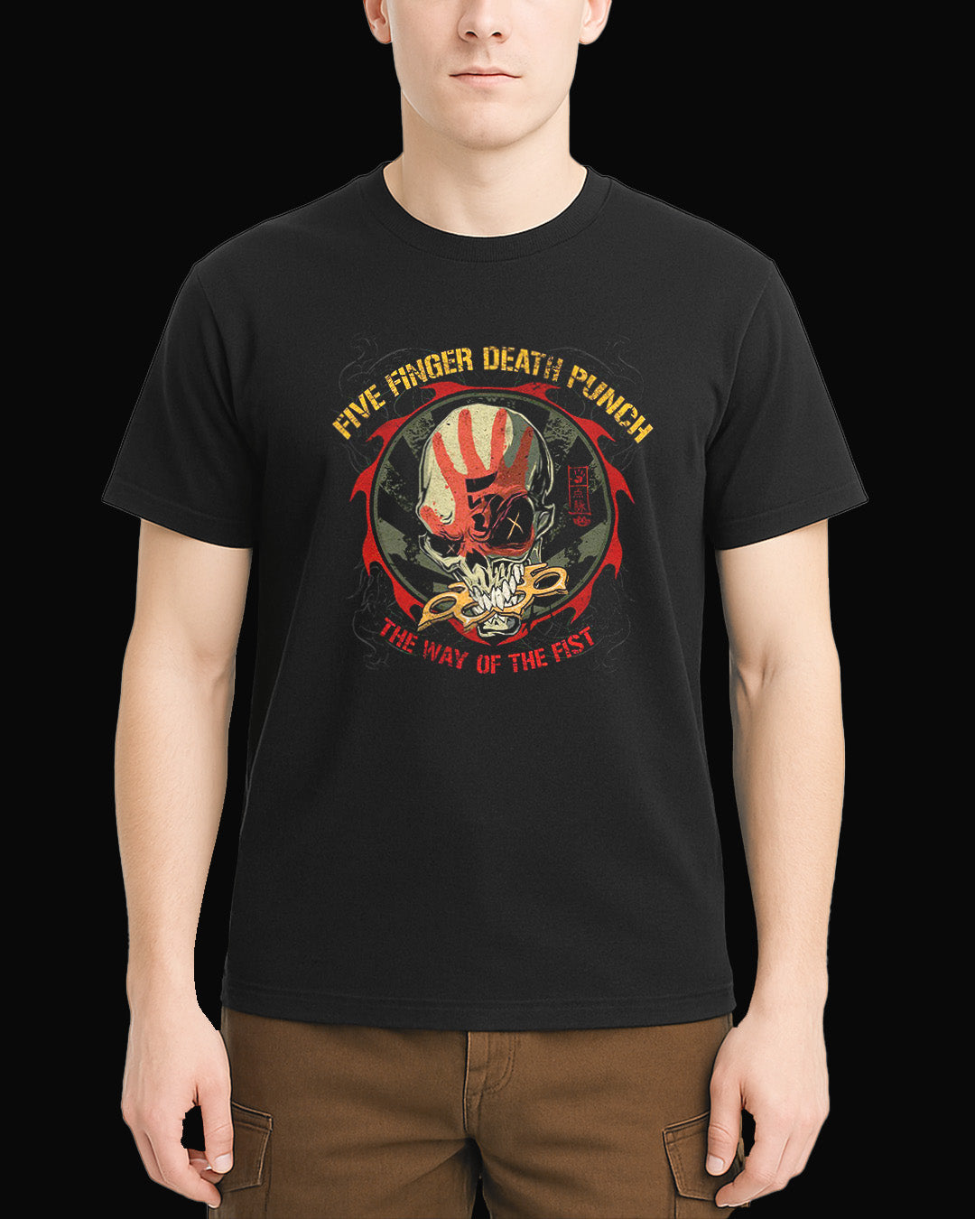 Five Finger Death Punch The Way Of The Fist Siyah Tişört