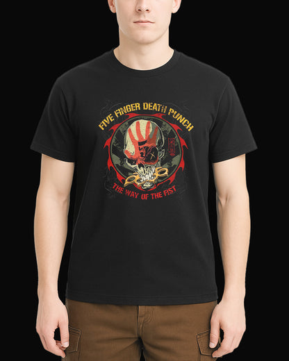 Five Finger Death Punch The Way Of The Fist Siyah Tişört