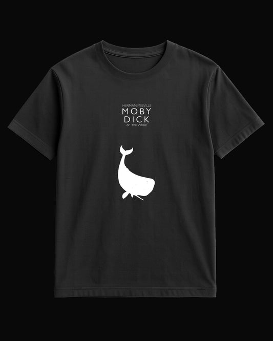 Moby Moby Dick "The Whale" Siyah Tişört