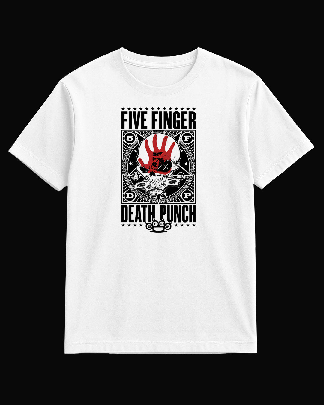 Five Finger Death Punch A Decade of Destruction Beyaz Tişört