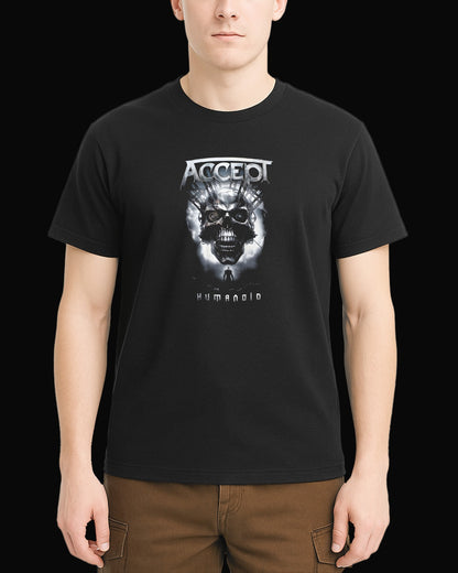 Accept Humanoid Siyah Tişört V2