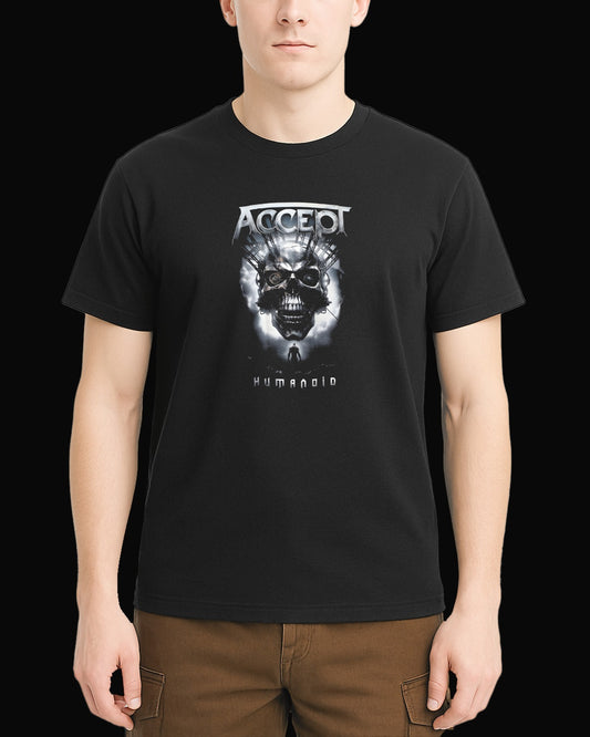 Accept Humanoid Siyah Tişört V2