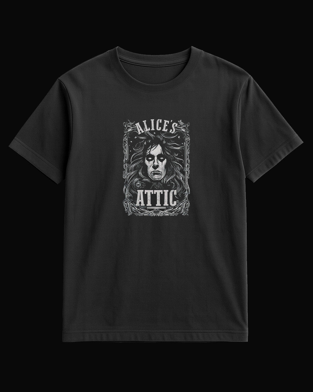 Alice Cooper Alice's Attic Siyah Tişört