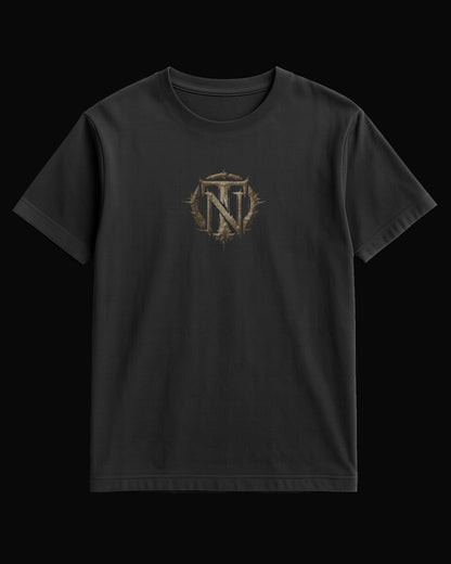 Nailed to Obscurity N.T.O Logo Siyah Tişört