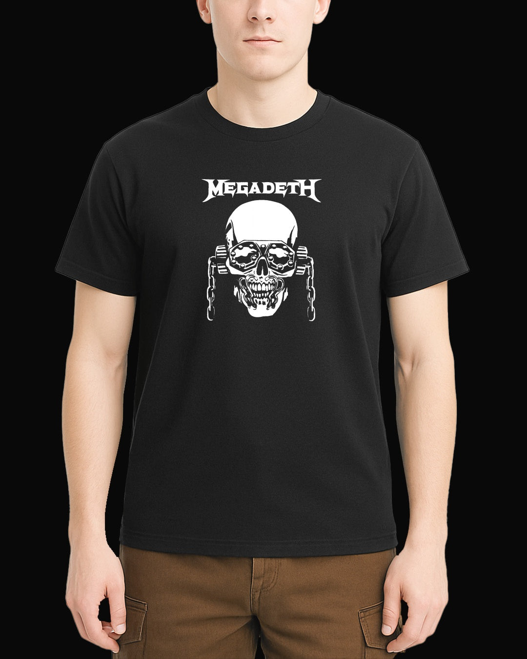 Megadeth Grup Logo-4 Siyah Tişört