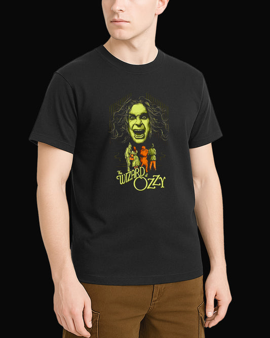 Ozzy Osbourne The Wizard of Ozzy Siyah Tişört