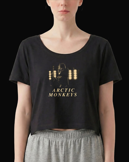 Arctic Monkeys Grup Logo Siyah Tişört V2 Kadın Tişört