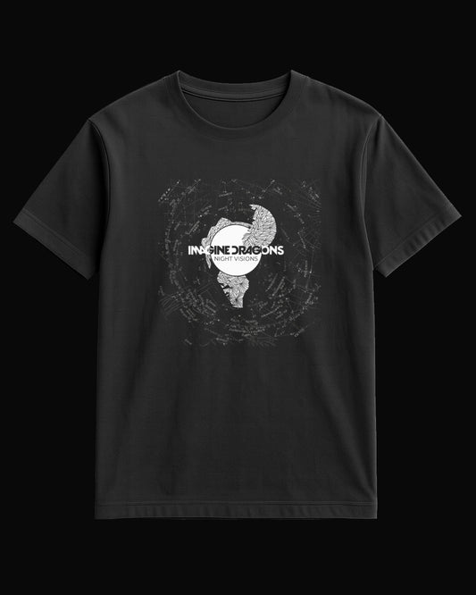Imagine Dragons Night Visions-3 Siyah Tişört
