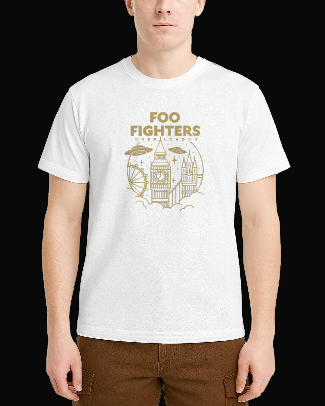 Foo Fighters Over London Beyaz Tişört