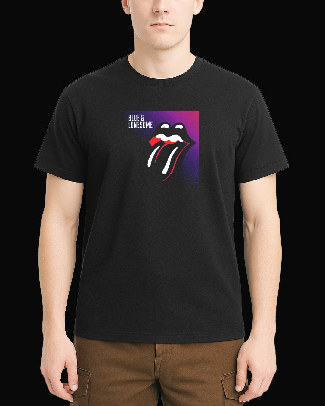 The Rolling Stones Blue And Lonesome Siyah Tişört