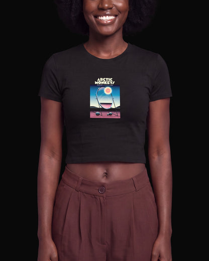 Arctic Monkeys Mirrored Sun Siyah Baby Tee Tişört