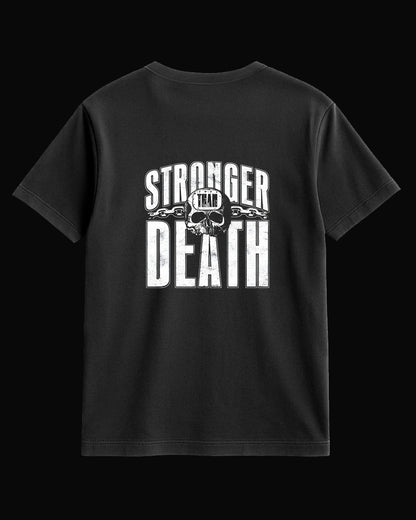 Black Label Society Stronger Than Death Sırt Baskılı Siyah Tişört